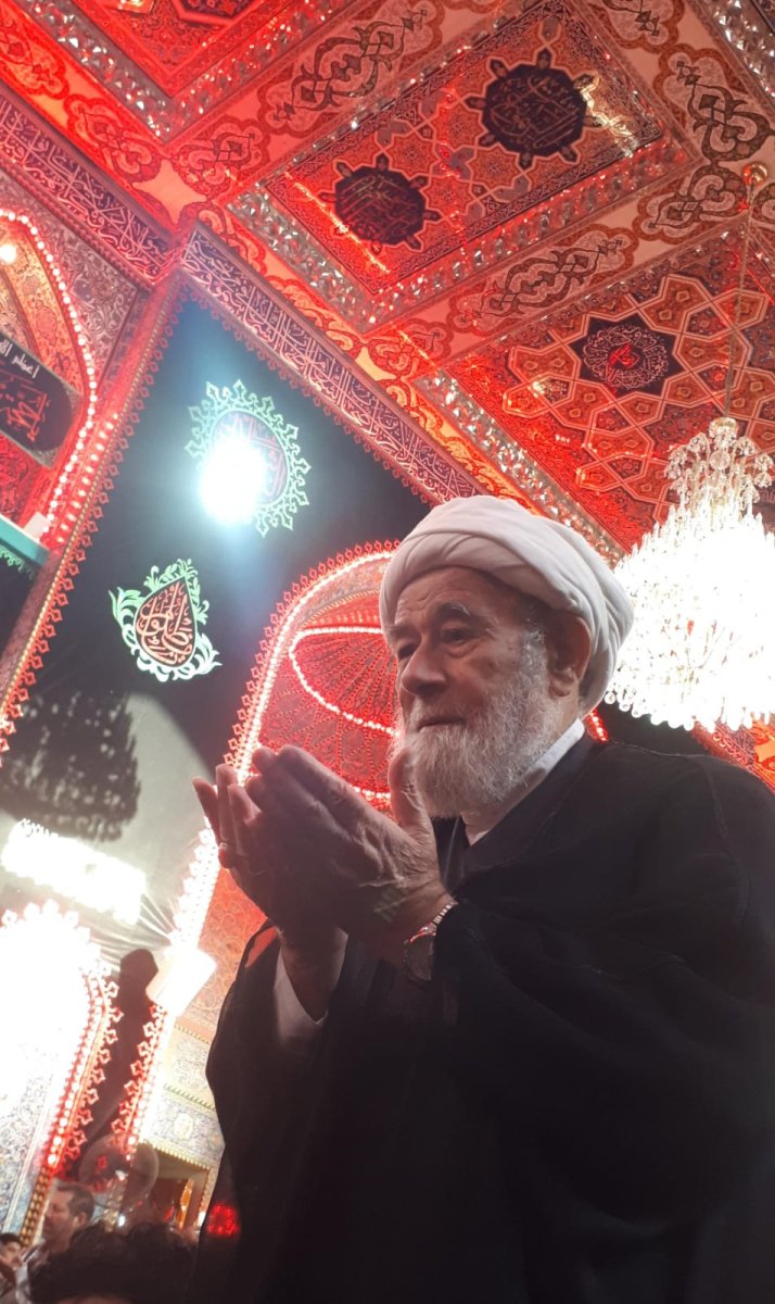 سماحة الوالد في وداع الحسين عليه السلام